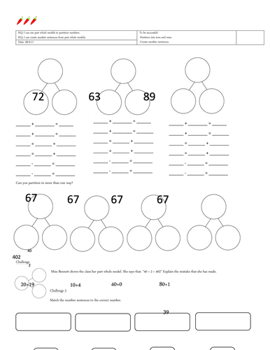 Part Whole Model Partitioning Yr2