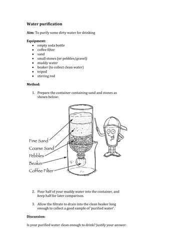 Educator Guide: Water Filtration Challenge