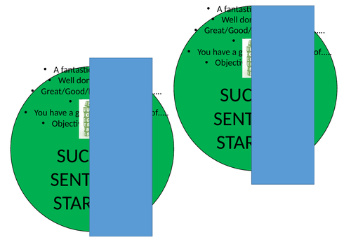 Peer assessment sentence starters