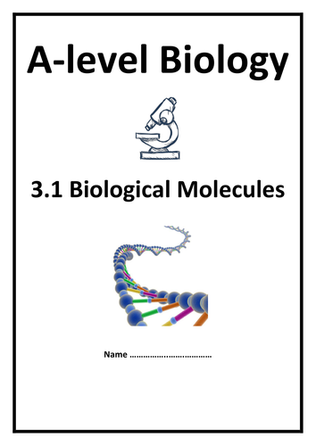 AQA A-level Biology Specification Checklists / Notes Booklets (2015 onwards)