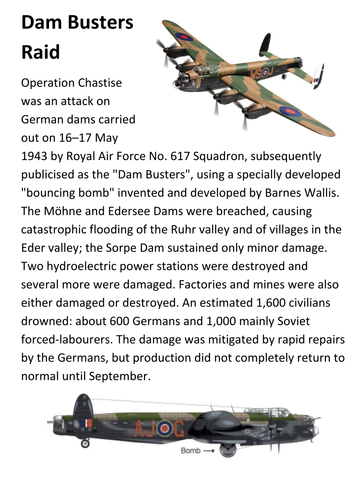 Dam Busters Raid Handout