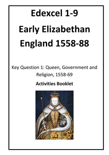 Elizabethan England- Revision