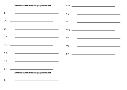 Year 1 English plan (20 lessons)  based on the book Grandad's Island