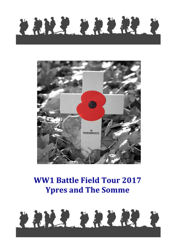 WW1 Battlefield Tour Workbook