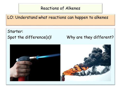 NEW AQA GCSE Chemistry Alkene Reactions