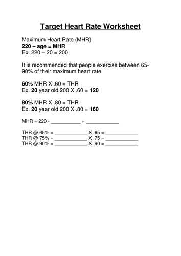 target-heart-rate-worksheet-gcse-p-e-teaching-resources