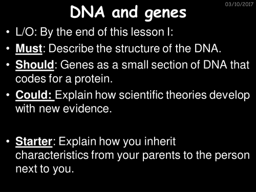 New GCSE  Genetics_ Lessons 6.1_6.7