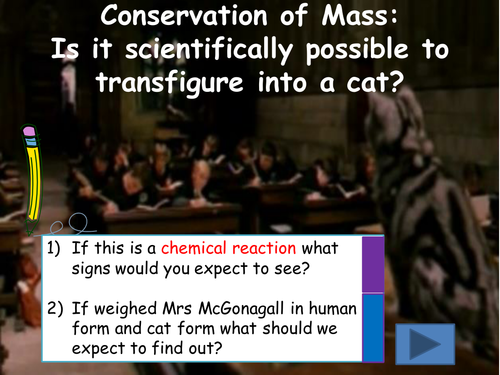 Conservation of Mass: Can Professor McG actually transfigure into a cat?