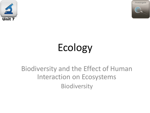 AQA Biology 4.7 Ecology – L9 Biodiversity and Waste
