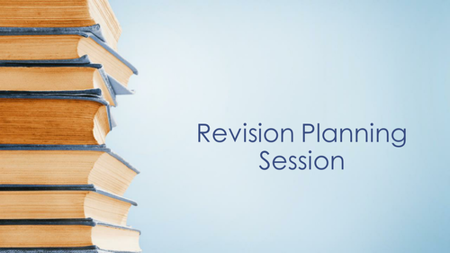 Revision Timetable Planning Tools (GCSE or A Level)