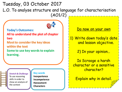 Christmas Carol assessment - Duality of Scrooge