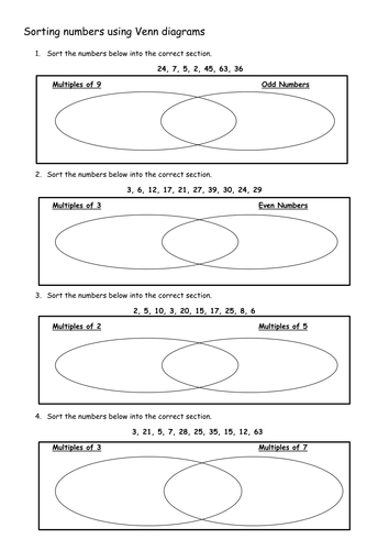 Multiples and factors worksheets | Teaching Resources