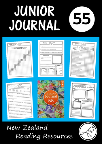 New Zealand Reading – Junior Journal 55 - Activity Worksheets