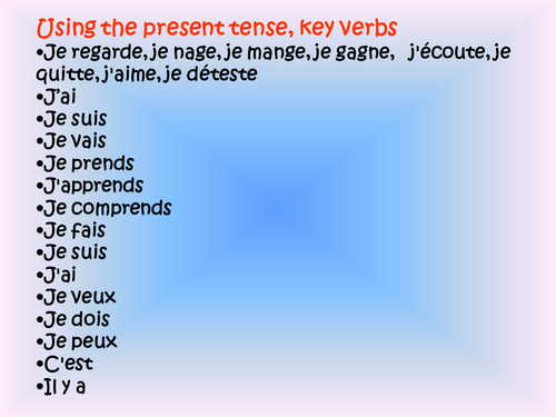 past present future conditional revision