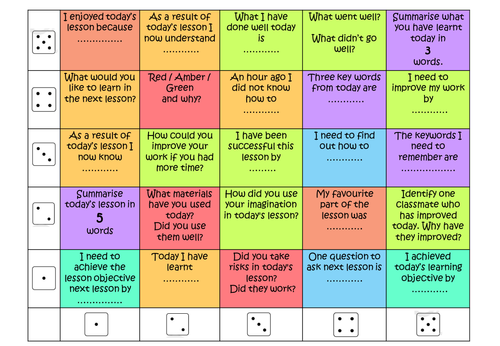 Plenary dice challenge