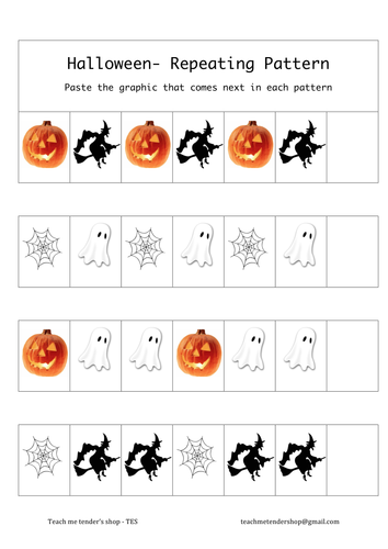 Halloween. Repeating pattern