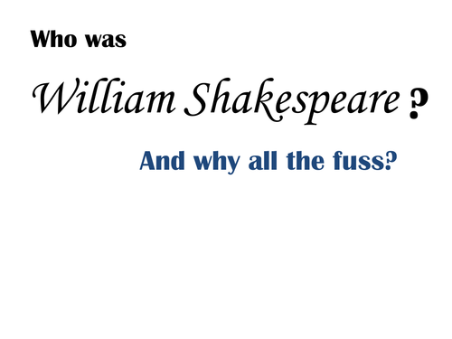 An Introduction to Shakespeare