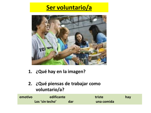 Quieres ser voluntario