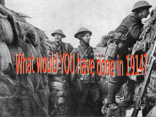 WWI What Would You Do? Interactive Roleplay (Private Peaceful)