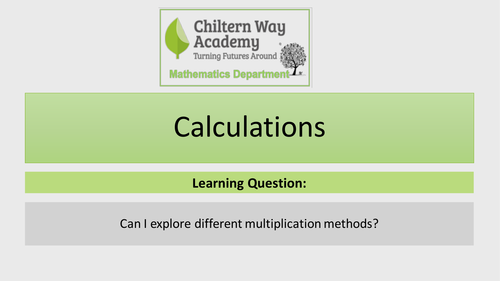Different Multiplication Methods | Teaching Resources
