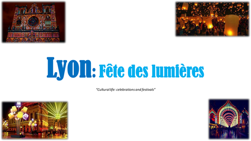 Lyon: la fête des lumières