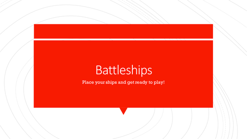 Battleships Coordinates Game