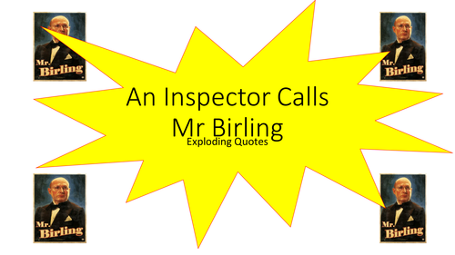 An Inspector Calls- Mr Birling