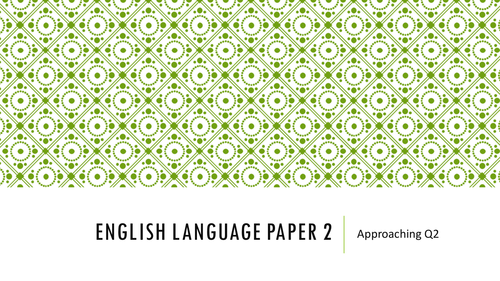 AQA Language Paper 2 SOL