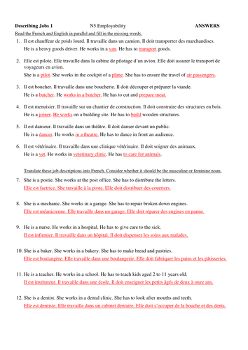 N5 Employability Jobs