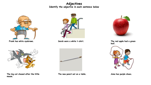 Identifying Adjectives SEN/ LA