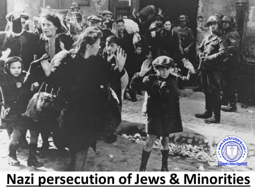 Edexcel 9-1: Germany - Persecution of Jews & Minorities (EDITABLE)