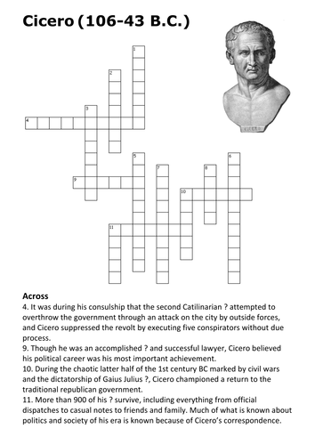 Cicero Crossword