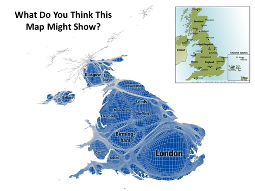 UK's Evolving Human Landscape - How Does The Population of The UK Vary From One Place to Another?