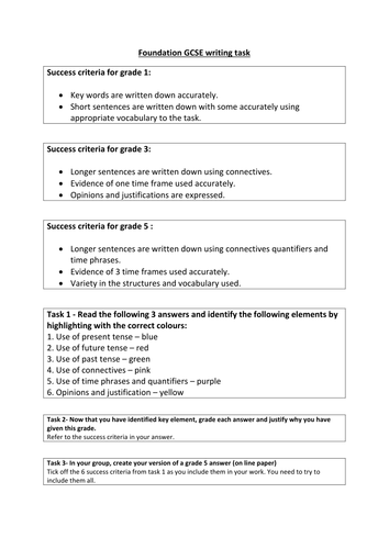 Year 11 Aqa Writing Skills Set Of 2 Lessons - 