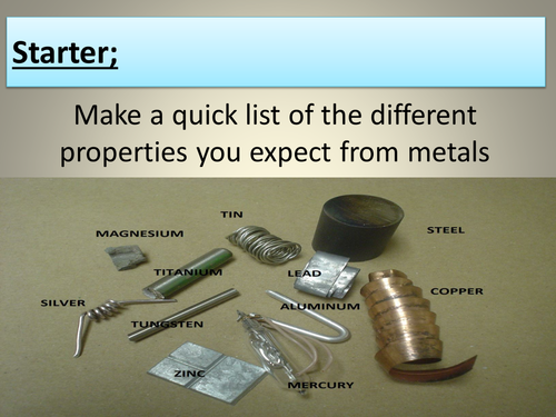 Group 7, Metals & non-metals