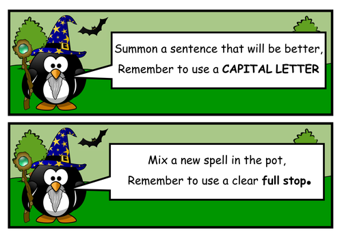 Year 1 Grammar & Punctuation Prompts