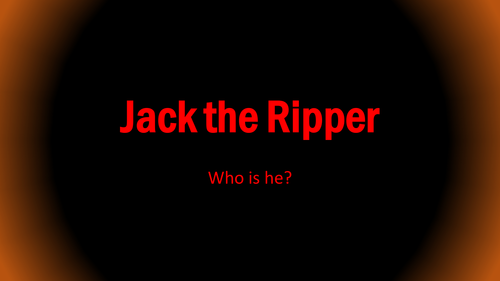 Jack the Ripper language analysis