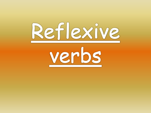 KS3/4 Spanish: Daily Routine - reflexive & stem-changing verbs (worksheet & presentation)