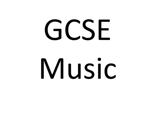GCSE options evening - Music