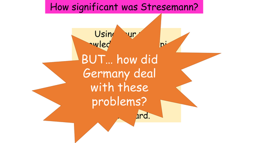Stresemann's Economic Recovery