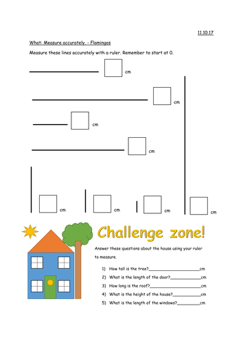 year 2 measuring accurately using a ruler teaching resources