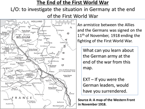 *Full Lesson* Lesson 2: Dolchstoss and the Treaty of Versailles