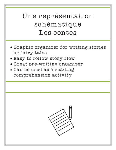 Story & Fairy Tale Graphic Organizer | en français