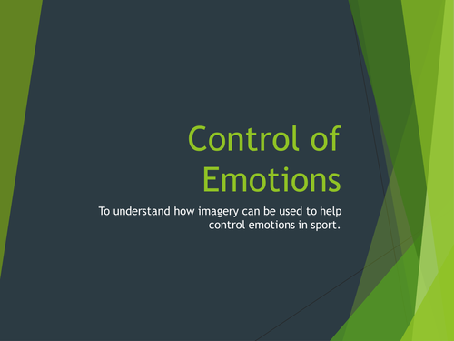 Mental preparation and imagery for OCR GCSE PE 2016 spec