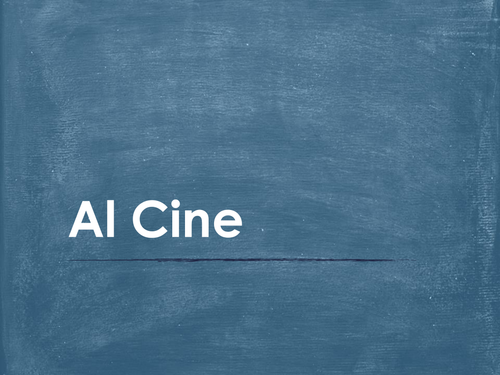 Al cine (Movies in Spanish) PowerPoint