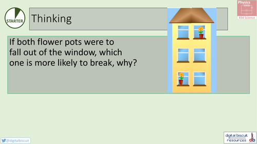 New AQA (2016) Physics P1 - Energy , Lesson 4 - Gravitational potential energy