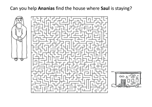 Can you help Ananias find the house where Saul is staying?