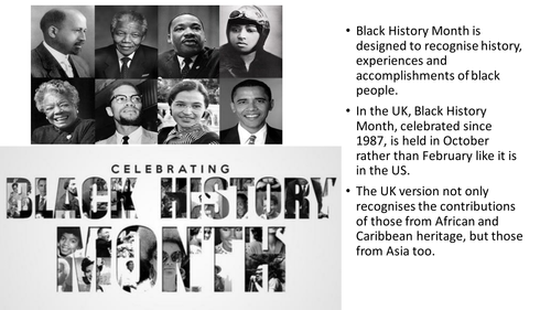 Black History Month Assembly/Lesson