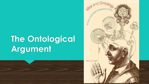 Introduction to ontological argument (philosophical jargon) A level AQA RS