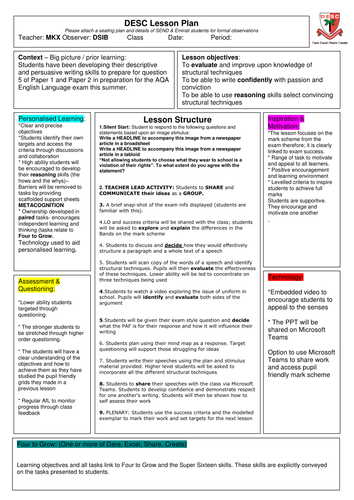 AQA English Language Paper 2 Question 5: Persuasive Speeches | Teaching Resources